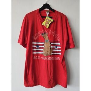 Vintage Scooby-Doo Shirt Mens Large All-American Cartoon Network Freeze 2003 Tee